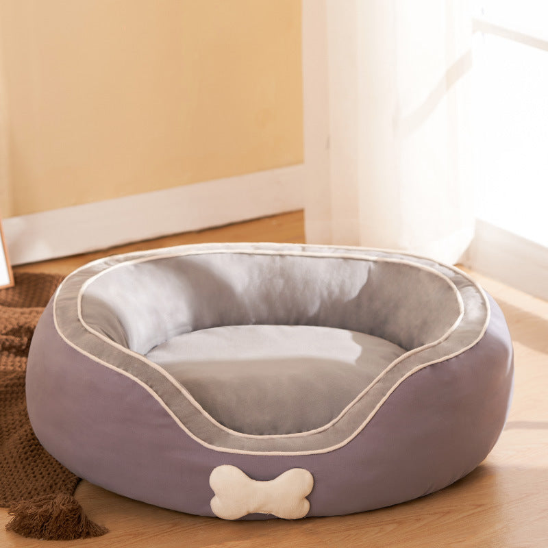 BPups Deluxe Bolster Calming Dog Bed