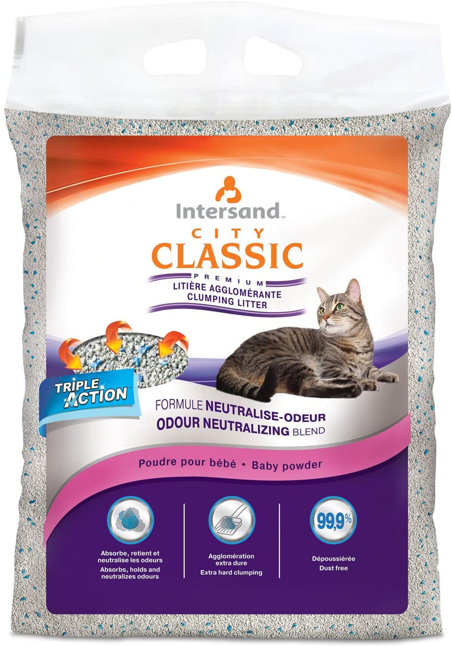 Intersand Classic Baby Powder Cat Litter 15 lb