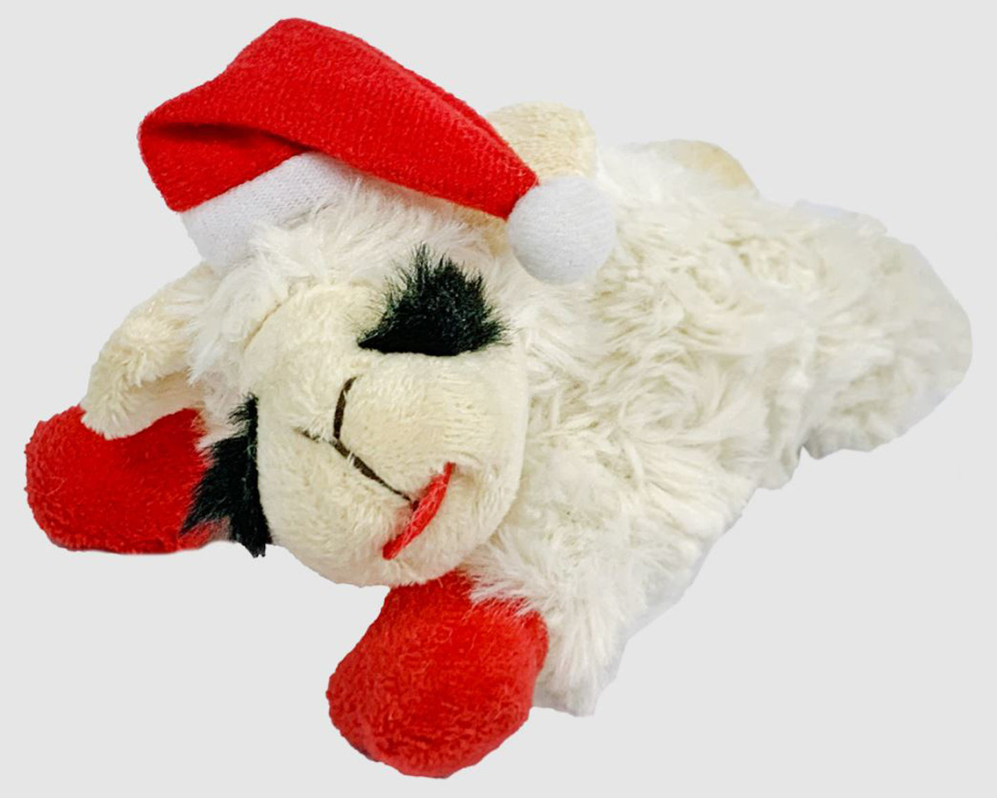 Multipet Lamb Chop w/ Santa Hat 6 inch