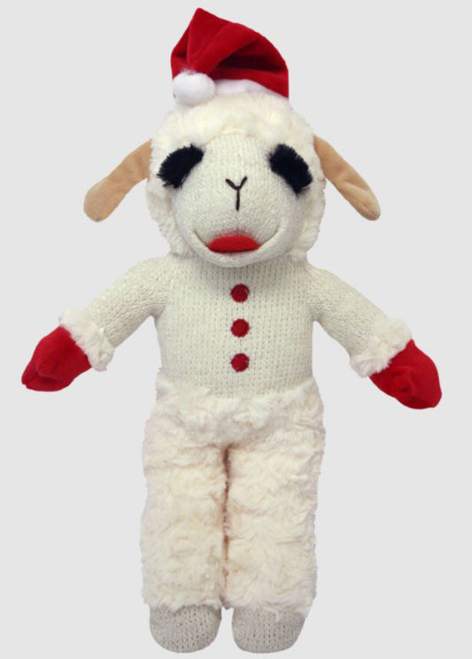 Multipet Lamb Chop w/ Santa Hat 13 inch