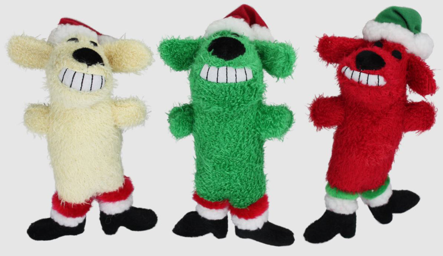 Multipet Loofa Santa(Assorted) 6 inch