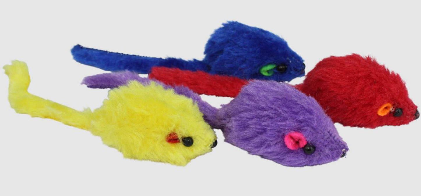 Multipet Mice Cat Toy Assorted 4 Pack