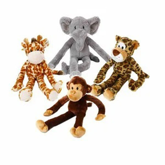 Multipet Swingin' Safari Dog Toy Assorted 19 in