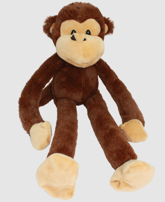 Multipet Swingin Safari Dog Toy Monkey 22 in