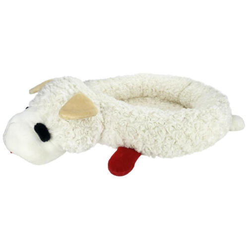 Multipet Lamb Chop Bolster Style Dog Bed Medium, 27 X 18.5 in