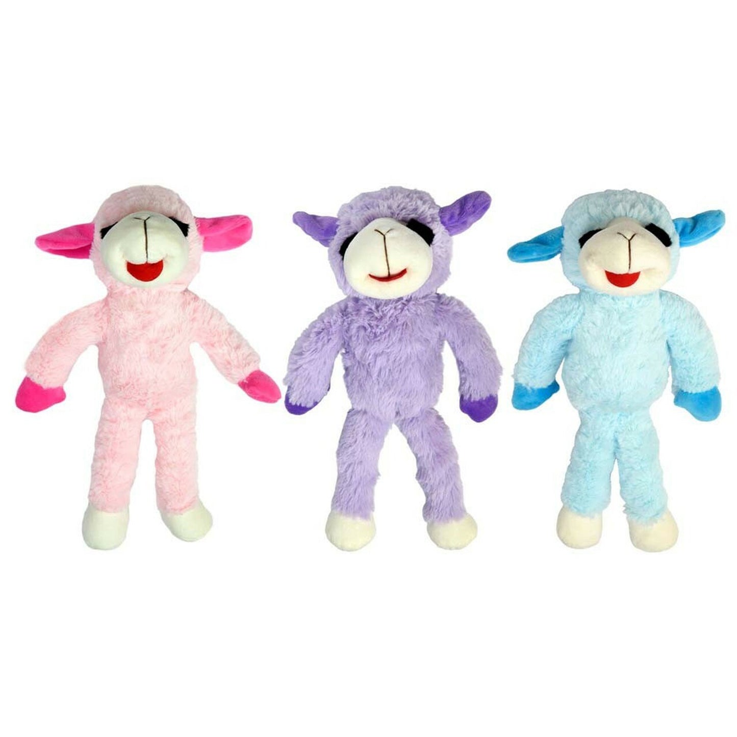 Multipet Pet Envy Floppy Lamb Chop Dog Toy Assorted 7 in