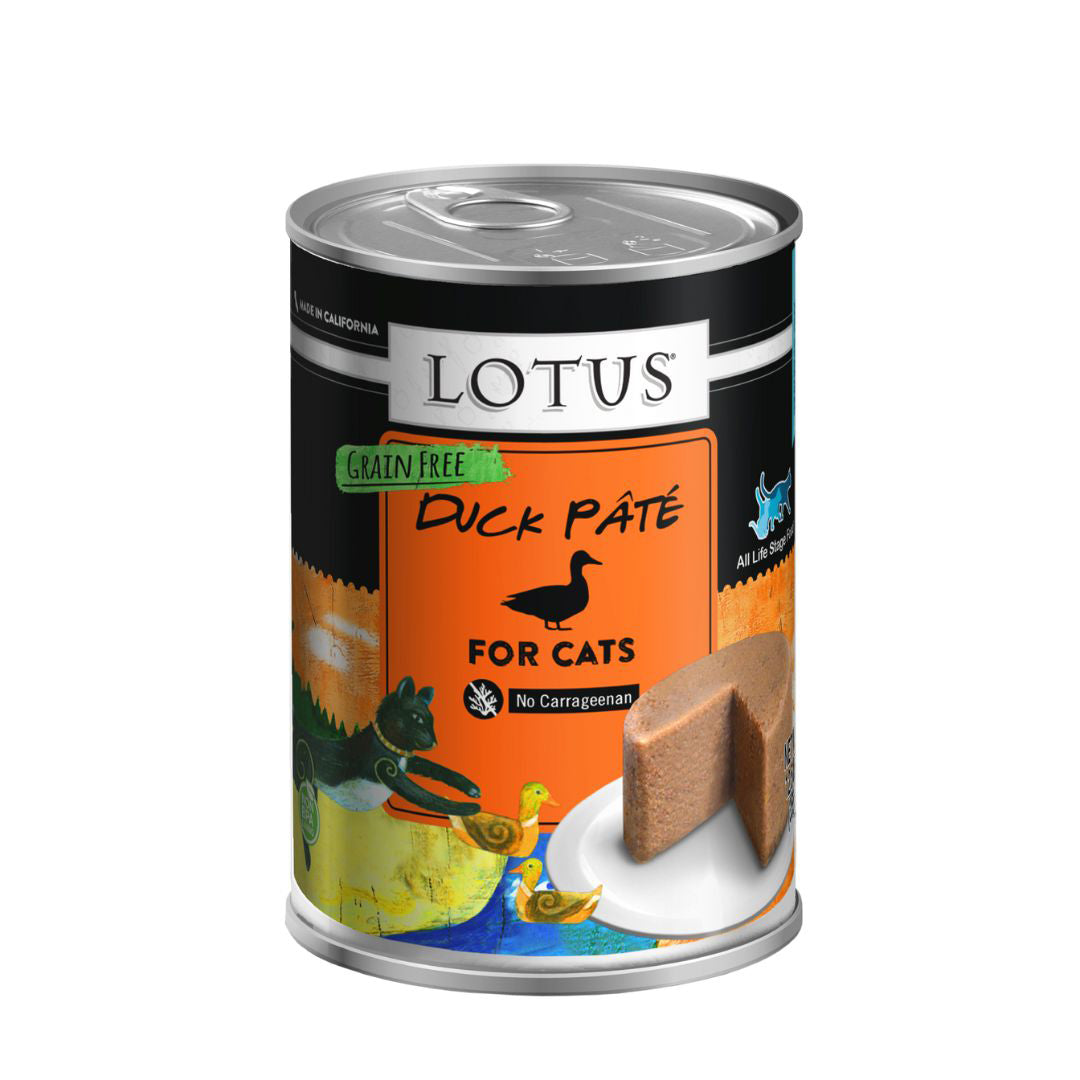 Lotus Cat Pate Grain Free Duck 12.5Oz