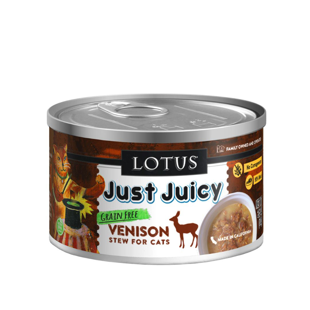 Lotus Cat Juicy Stew Venison 2.5Oz