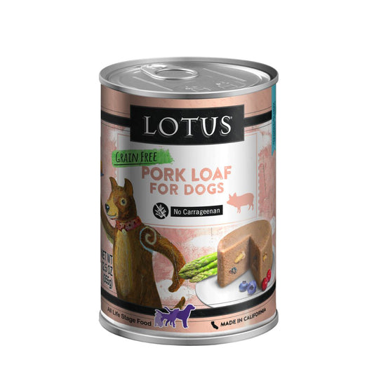 Lotus Dog Grain Free Loaf Pork 12.5Oz