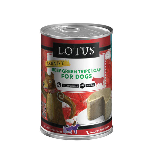 Lotus Dog Grain Free Loaf Beef Tripe 12.5Oz
