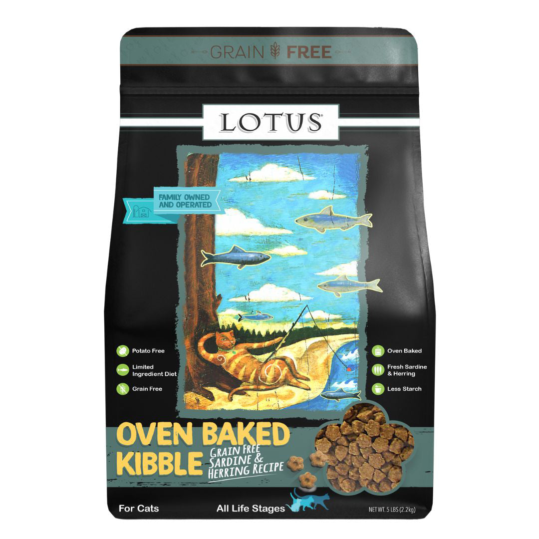 Lotus Cat Grain Free All Life Stages Sardine & Herring 5Lb