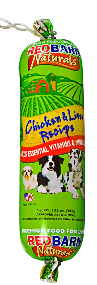 Redbarn Chicken and Liver Food Roll 10.5Oz