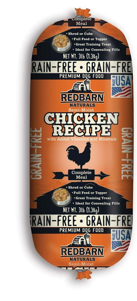 Redbarn Pet Products Grain Free Chicken Dog Food Roll 3 lb