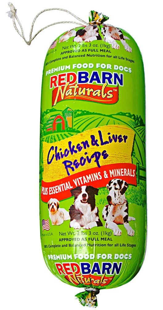 Redbarn Pet Products Chicken & Liver Dog Food Roll 2 lb 3 oz