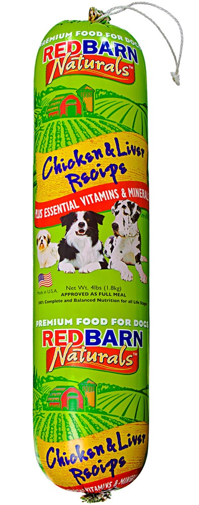 Redbarn Chicken and Liver Food Roll 4Lb