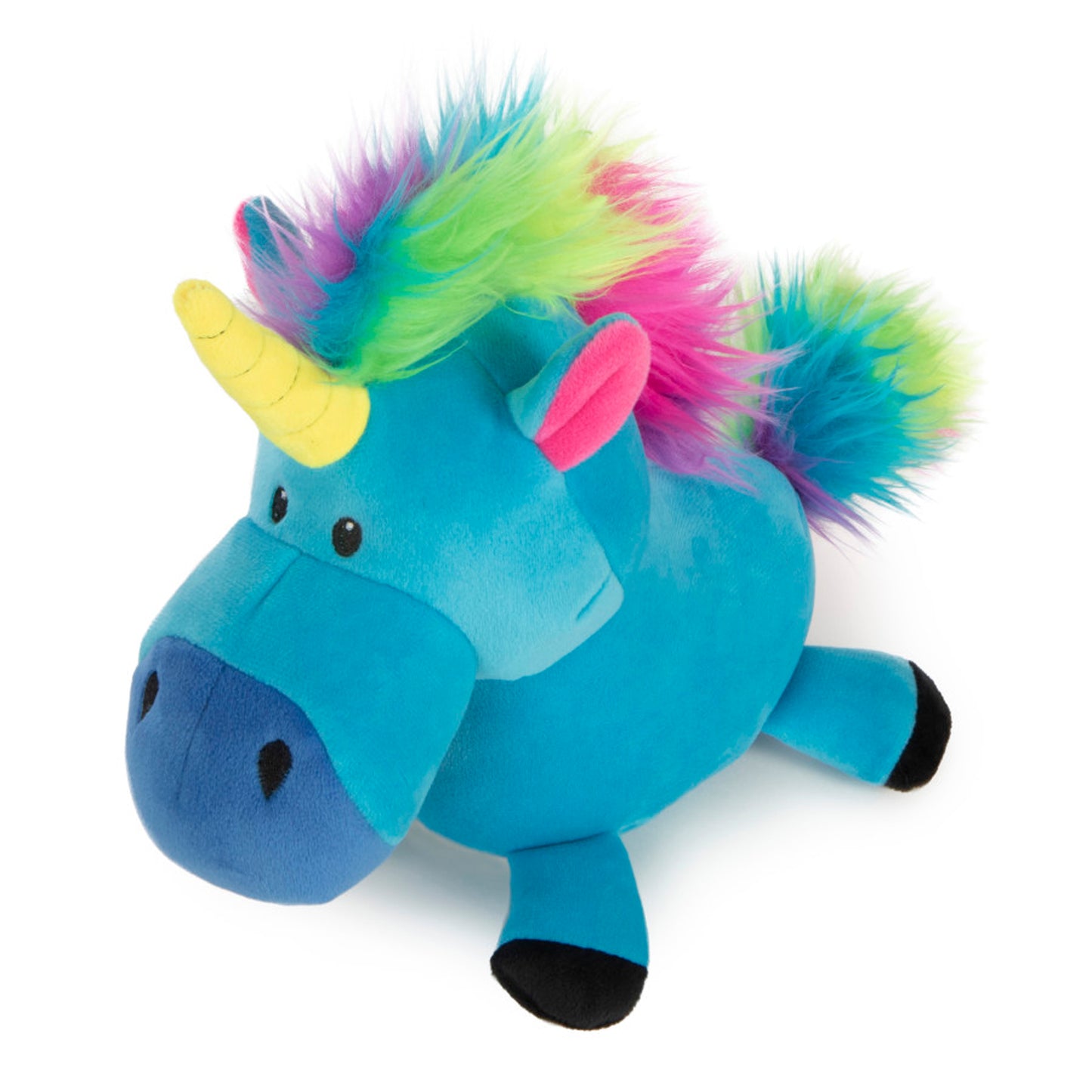 Godog Unicorns With Chew Guard Technology Durable Plush Dog Toy Large