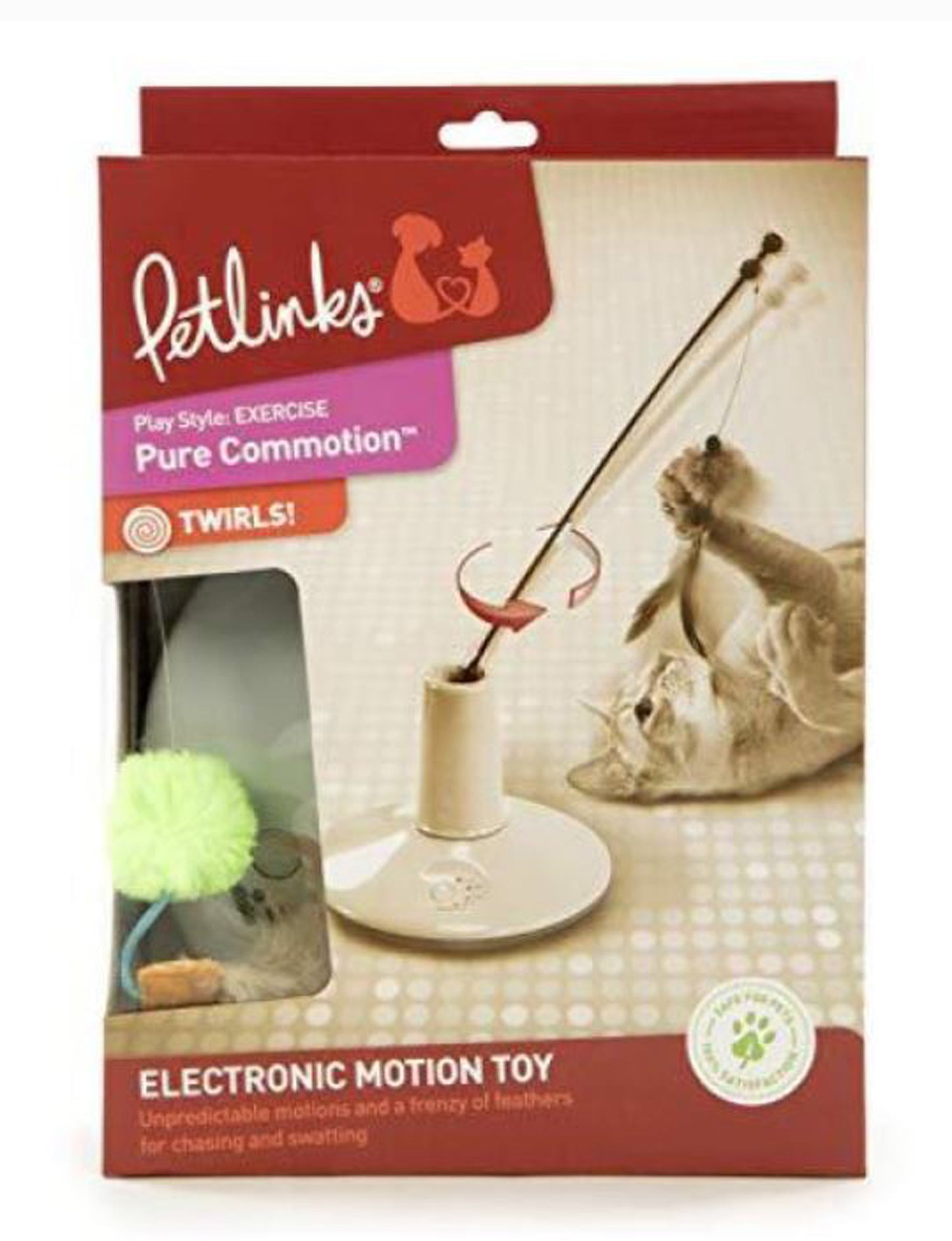 Petlinks Pure Commotion Electronic Motion Cat Toy Multi-Color One Size