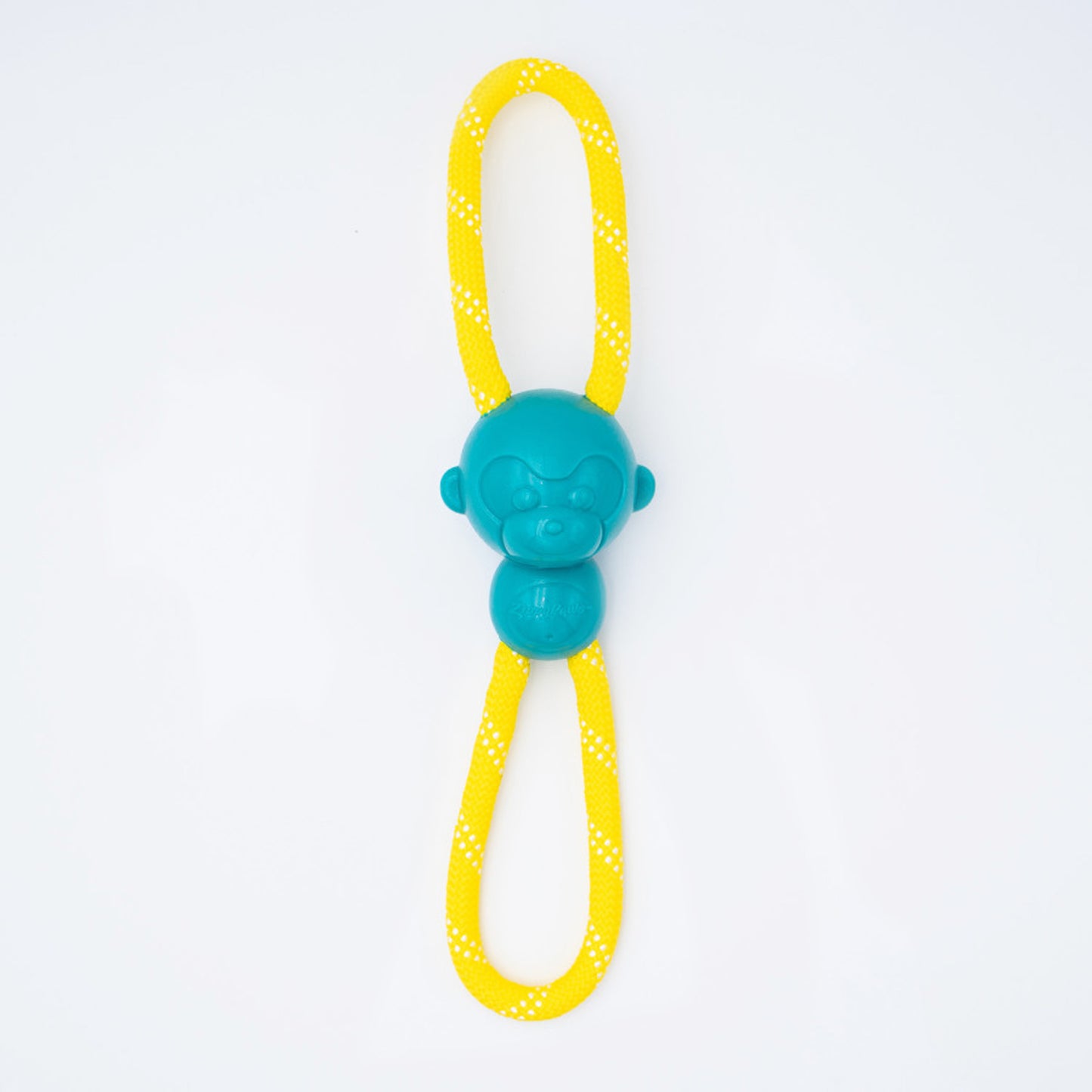 ZippyPaws ZippyTuff Monkey RopeTugz Dog Toy Teal/Yellow 1ea/MD