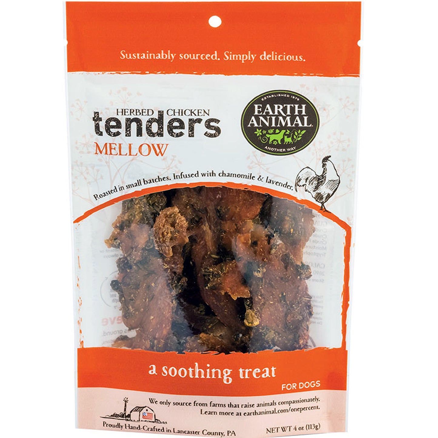 Earth Animal Tenders - Chicken - Mellow - 4 Oz.