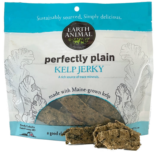 Earth Animal Dog Jerky Plain Kelp 3.5oz.