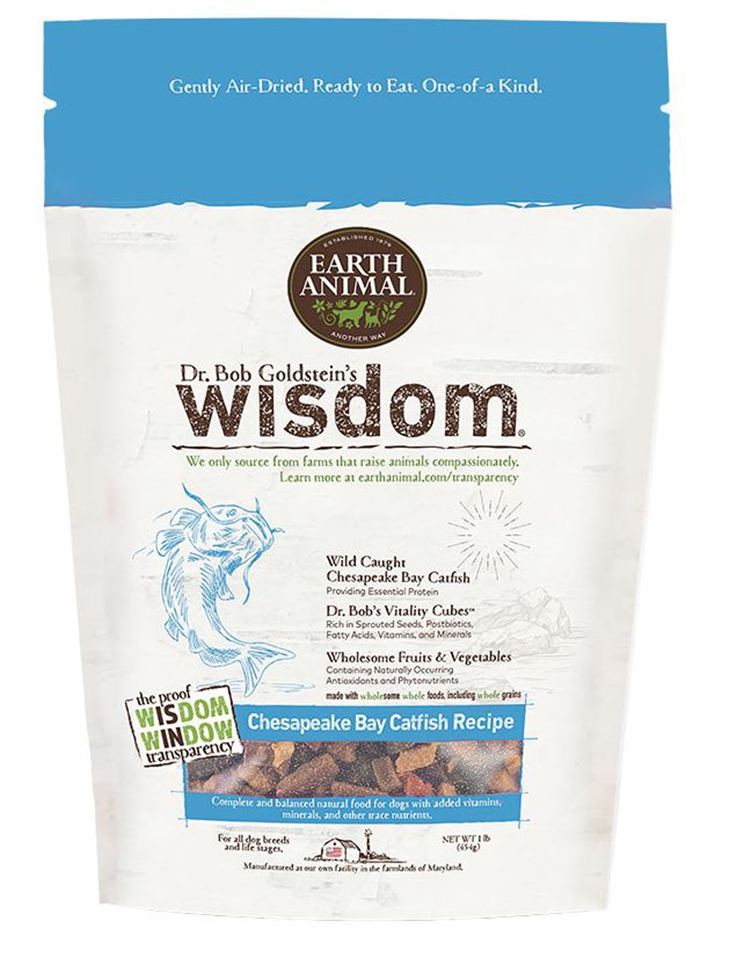 Earth Animal Wisdom Chesapeake Bay Catfish 1lbs.