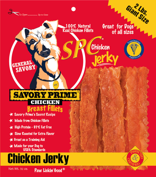 Savory Prime Natural Chicken Jerky Dog Treat 32 oz