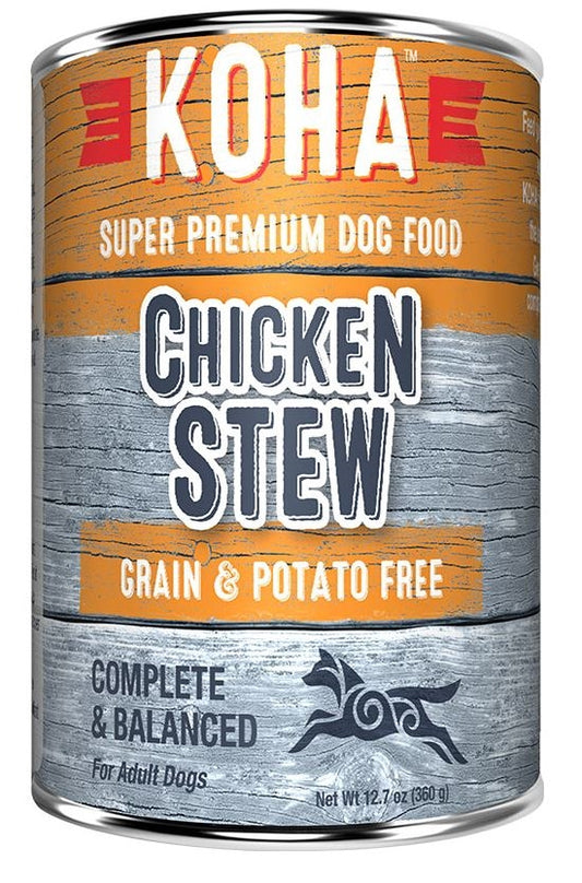 Koha Dog Grain Free Stew Chicken 12.7oz.(Case of 12)