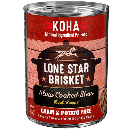 Koha Dog Grain Free Lone Star Stew 12.7oz.(Case of 12)