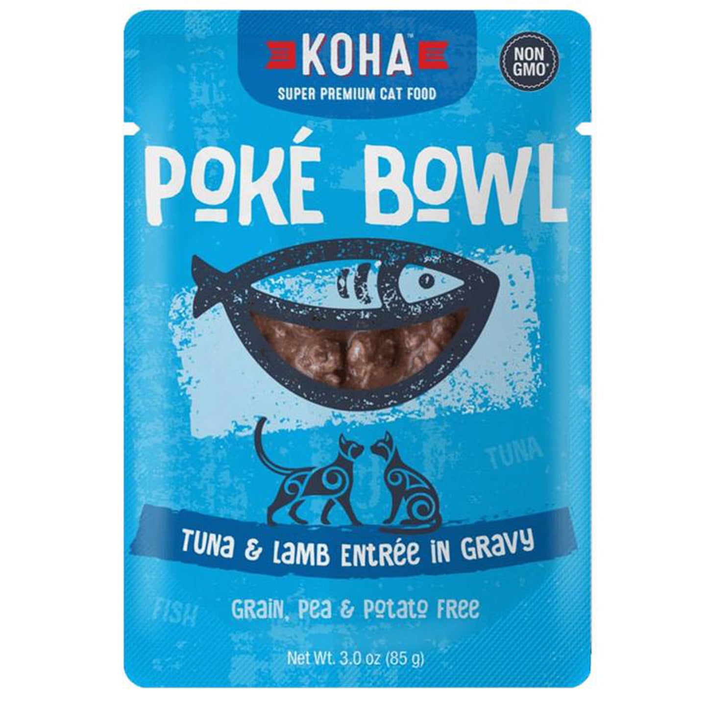 Koha Cat Grain Free Pok?? Tuna & Lamb 3oz.(Case of 24)