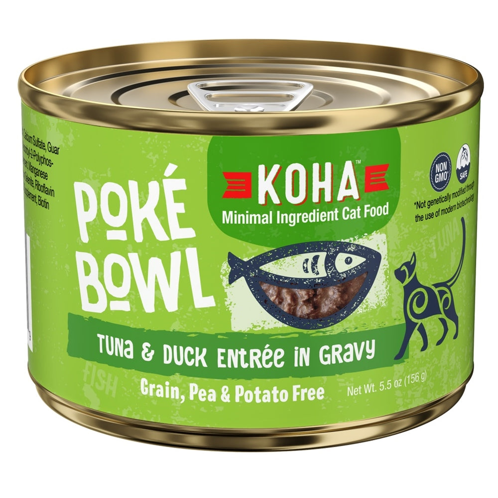 Koha Cat Grain Free Pok?? Tuna & Duck 5.5oz.(Case of 24)