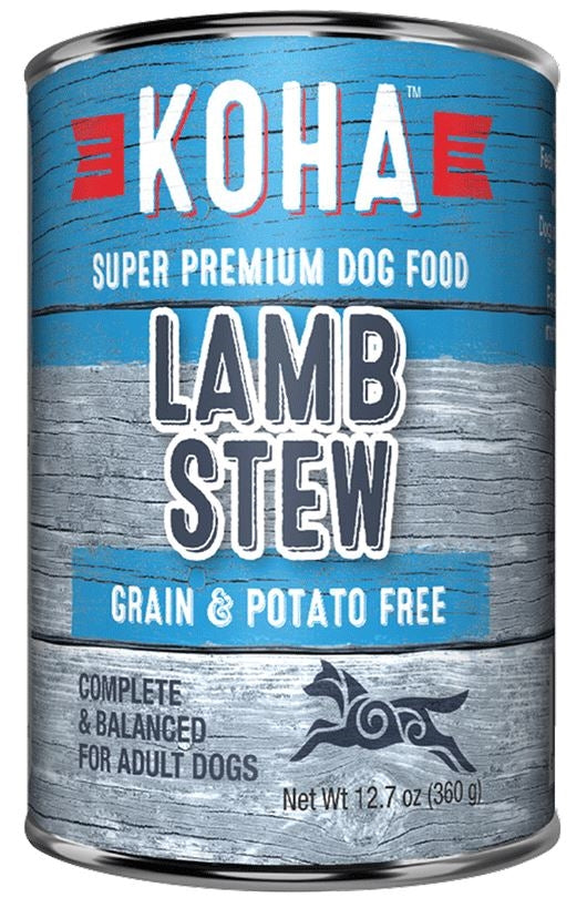 Koha Dog Grain Free Stew Lamb 12.7oz.(Case of 12)