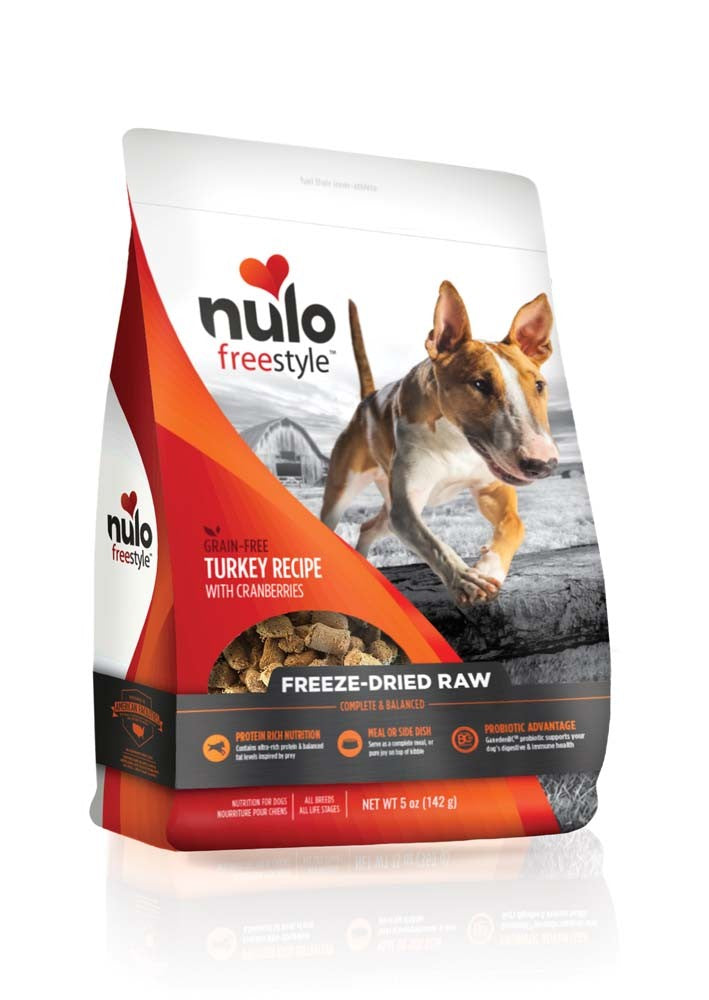 Nulo Freeze Dried Raw Grain Free Turkey Dog Food 5 oz