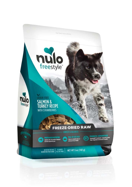 Nulo Freeze Dried Raw Grain Free Salmon Dog Food 5 oz