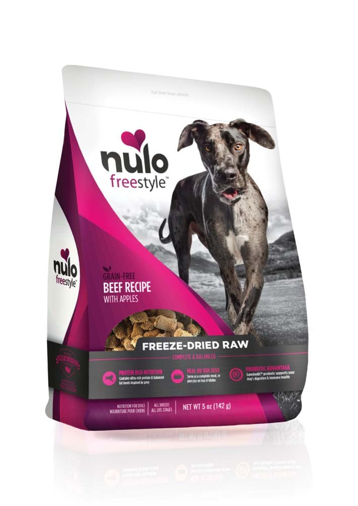 Nulo Freeze Dried Raw Grain Free Beef Dog Food 5 oz