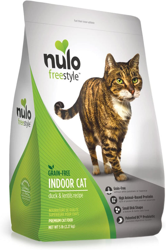 Nulo Indoor Cat Grain-Free Duck & Lentils Dry Cat Food 2 Pounds