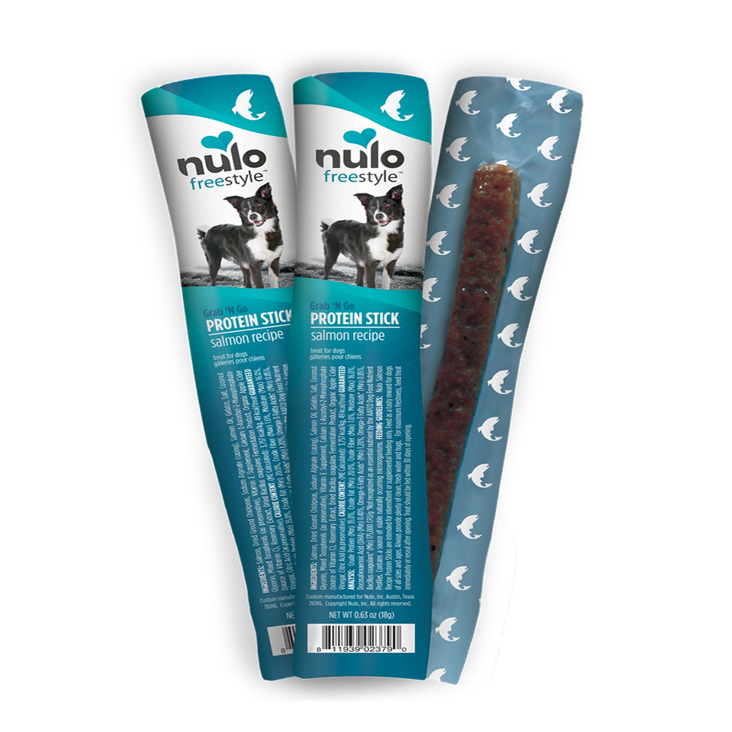 Nulo Freestyle Protein Sticks Salmon Dog Treat 16Ea/.63Oz