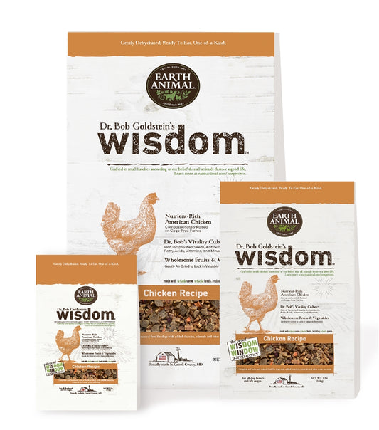Earth Animal Wisdom Dog Food Chicken 3 Lb Bag
