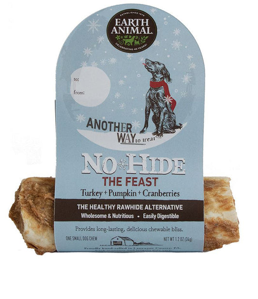 Earth Animal Dog Holiday No Hide Feast 4inches
