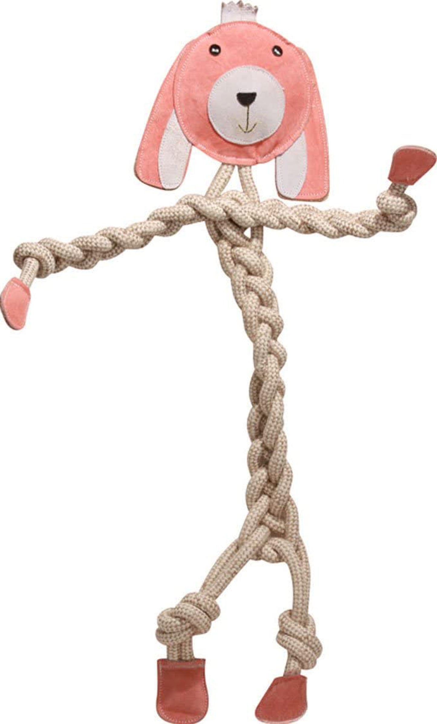 Hugglehounds Dog Bitsy Bunny Rope Knottie XLarge