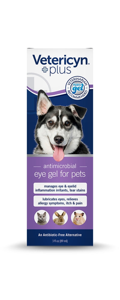 Vetericyn Plus Antimicrobial Eye Gel for Pets 3oz