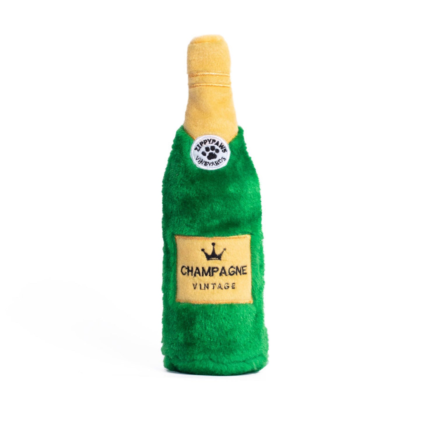 ZippyPaws Happy Hour Crusherz Dog Toy Champagne 1ea/Md