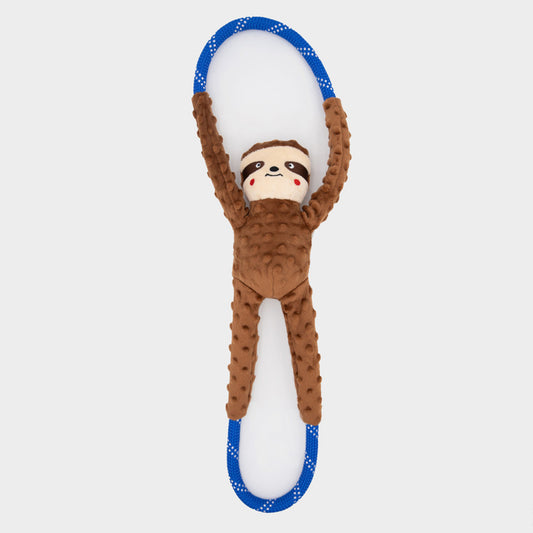 ZippyPaws RopeTugz Dog Toy Sloth 1ea/LG