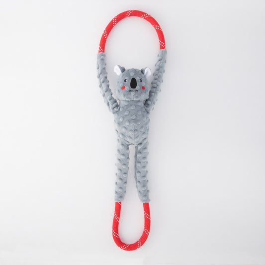 ZippyPaws RopeTugz Dog Toy Koala 1ea/LG