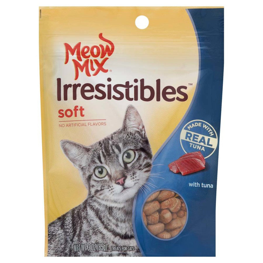 Meow-Mix Irresistibles Cat Soft Treat Tuna 5Ea/3 Oz