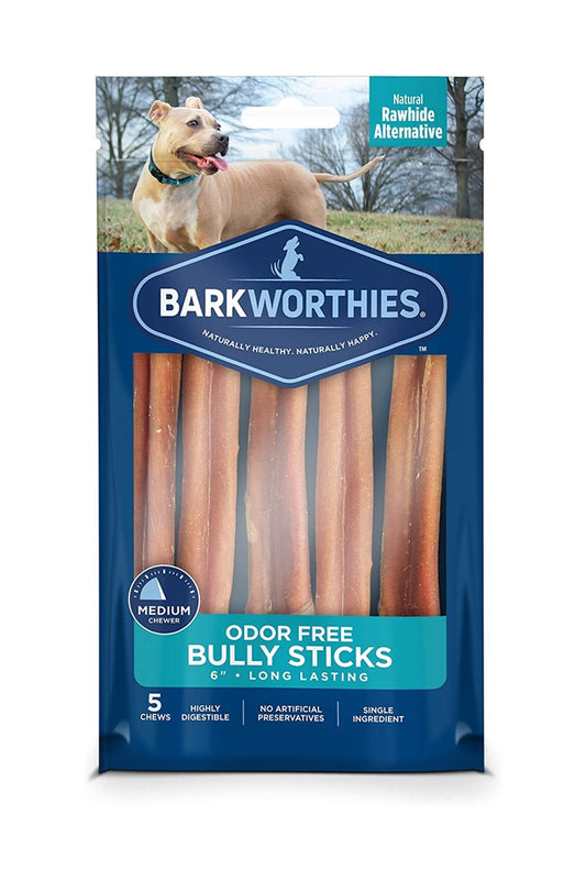 Barkworthies Bully 6 Inch 5Pk