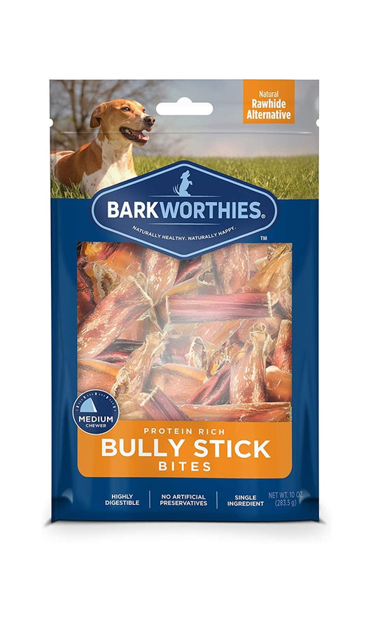 Barkworthies Bully Bites Dog Treats, 16Oz Bag