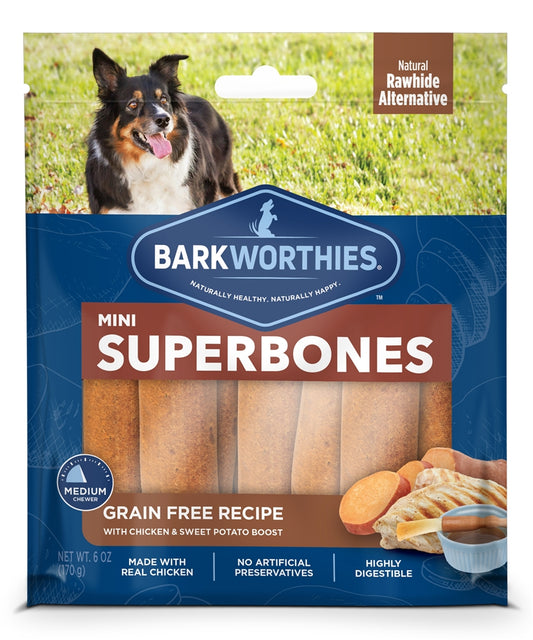 Barkworthies Mini Superbone Grain Free Chicken Sweet Potato
