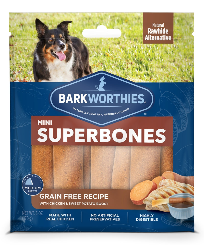 Barkworthies Superbone Grain Free Chicken Sweet Potato (3 Count)