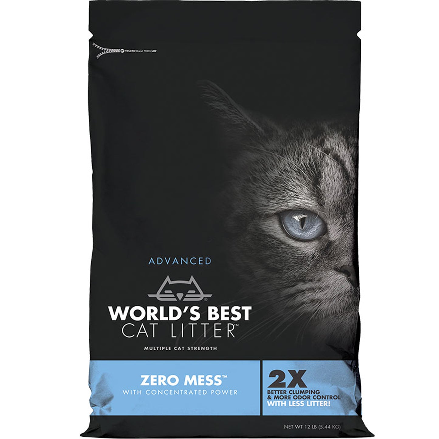 World Best Cat Zero Unscented 12Lb Case of 3