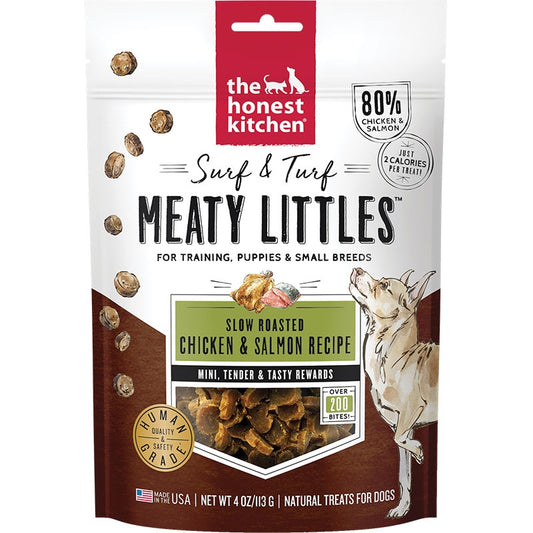 Honest Kitchen Dog Surf & Turf Meaty Lils Chicken 4oz.